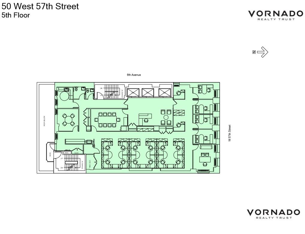 50 W 57th St, New York, NY à louer Plan d’étage– Image 1 sur 1