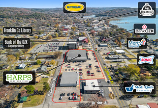 700 W Commercial St, Ozark, AR - VUE AÉRIENNE  vue de carte - Image1