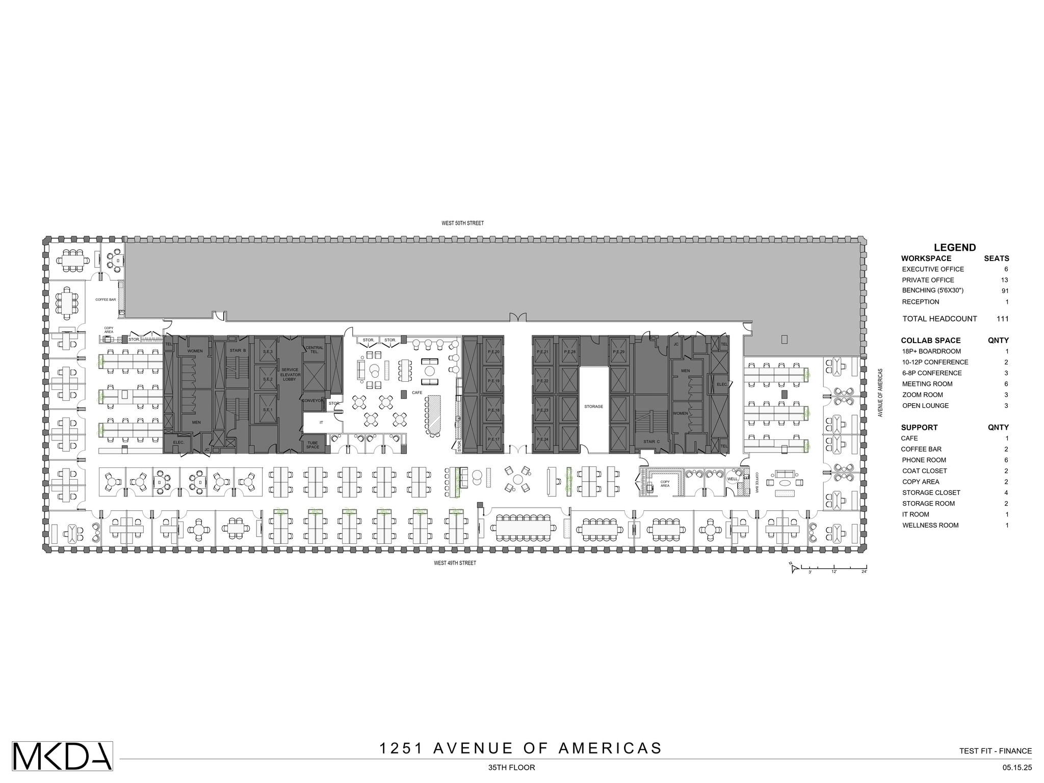 1251 Avenue of the Americas, New York, NY à louer Plan d’étage– Image 1 sur 3