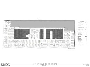 1251 Avenue of the Americas, New York, NY à louer Plan d’étage– Image 1 sur 3