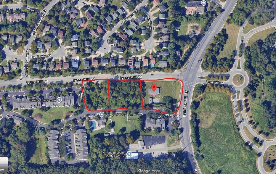 9109-9203 Lyons Mill Road, Owings Mills, MD à vendre - Photo principale – Image 1 sur 2