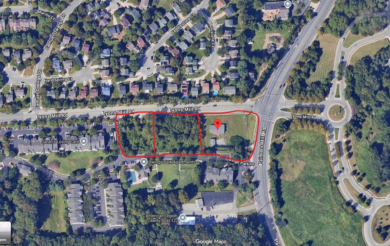 9109-9203 Lyons Mill Road, Owings Mills, MD à vendre Photo principale– Image 1 sur 3