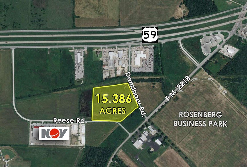 FM 2218 & Reese Rd, Rosenberg, TX à vendre - Photo principale – Image 2 sur 12