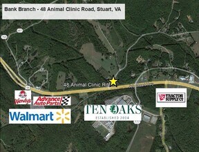 48 Animal Clinic Rd, Stuart, VA - Vue aérienne vue de carte - Image1