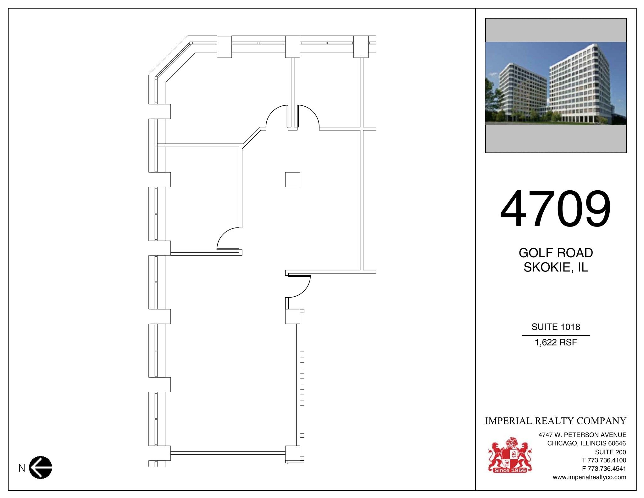 4709-4711 Golf Rd, Skokie, IL à louer Plan de site– Image 1 sur 1