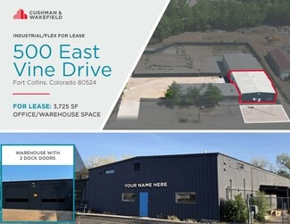 Plus de détails pour 500 E Vine Dr, Fort Collins, CO - Industriel/Logistique à louer