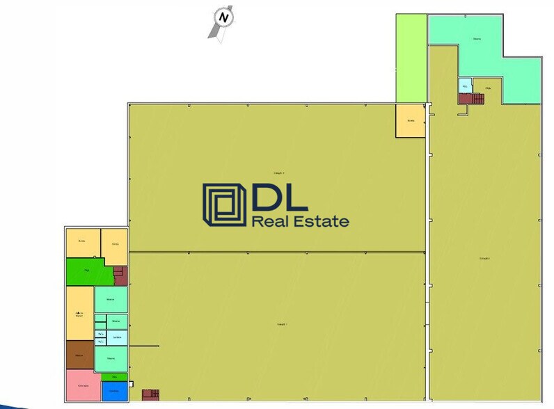 Industriel/Logistique dans Lisses à louer - Plan d’étage – Image 2 sur 14