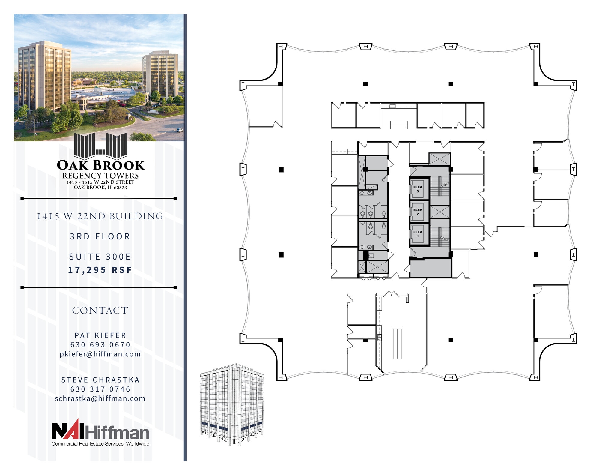 1415 W 22nd St, Oak Brook, IL à louer Plan d’étage– Image 1 sur 1