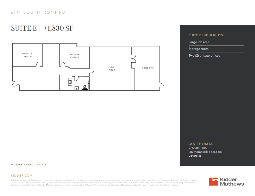 6111 Southfront Rd, Livermore, CA à louer Plan d’étage– Image 1 sur 1