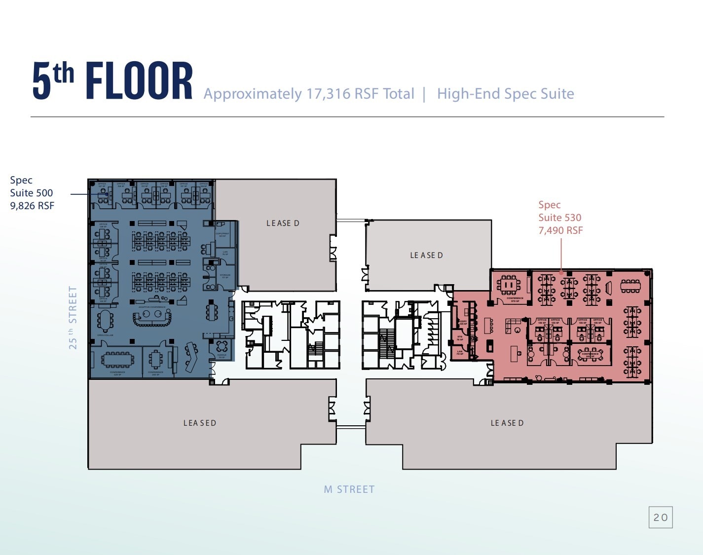 2445 M St NW, Washington, DC à louer Plan d’étage– Image 1 sur 1