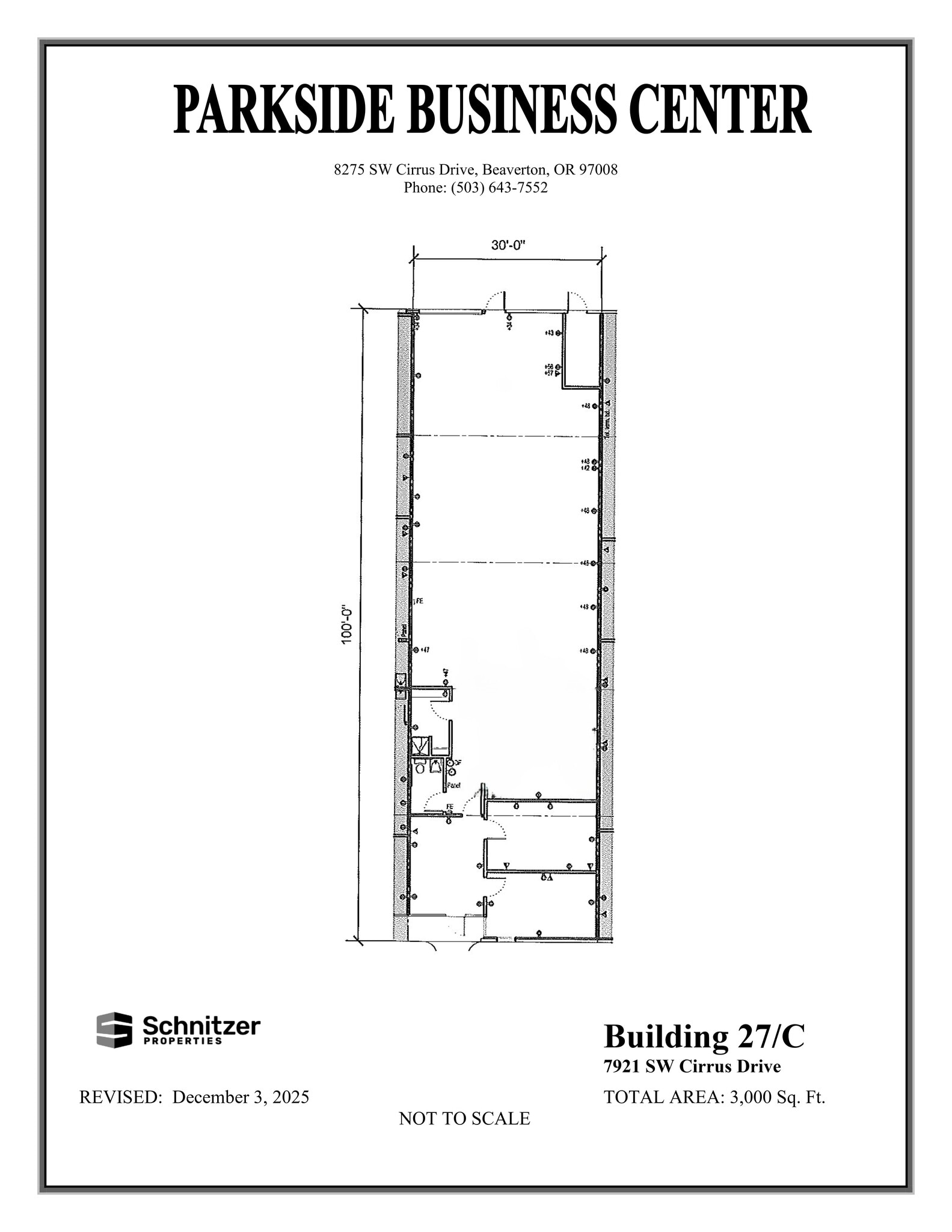 8362-8380 SW Nimbus Ave, Beaverton, OR à louer Plan de site– Image 1 sur 1
