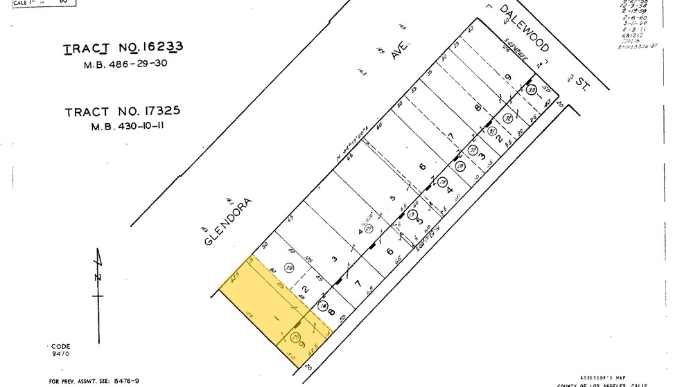 212-218 S Glendora Ave, West Covina, CA à louer - Plan cadastral – Image 3 sur 3