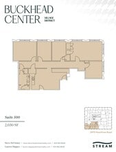 2970 Peachtree Rd NW, Atlanta, GA à louer Plan d’étage– Image 2 sur 2