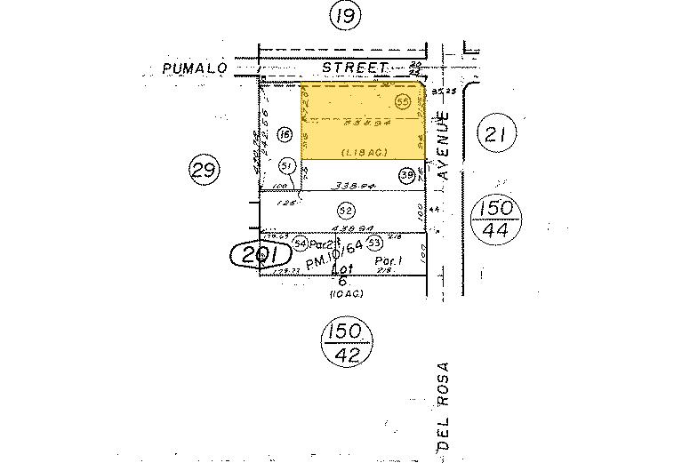 2390 Del Rosa Ave, San Bernardino, CA à louer - Plan cadastral – Image 2 sur 2