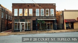 Plus de détails pour 209 and 211 Court Street – Bureau à vendre, Tupelo, MS