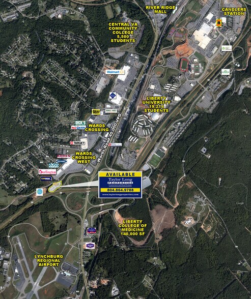Simons Run, Lynchburg, VA à vendre - Aérien – Image 3 sur 5