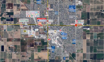 285 W El Monte Way, Dinuba, CA - Vue aérienne vue de carte