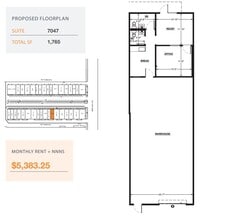 7059-7077 1/2 Vineland Ave, North Hollywood, CA à louer Plan d’étage– Image 1 sur 1