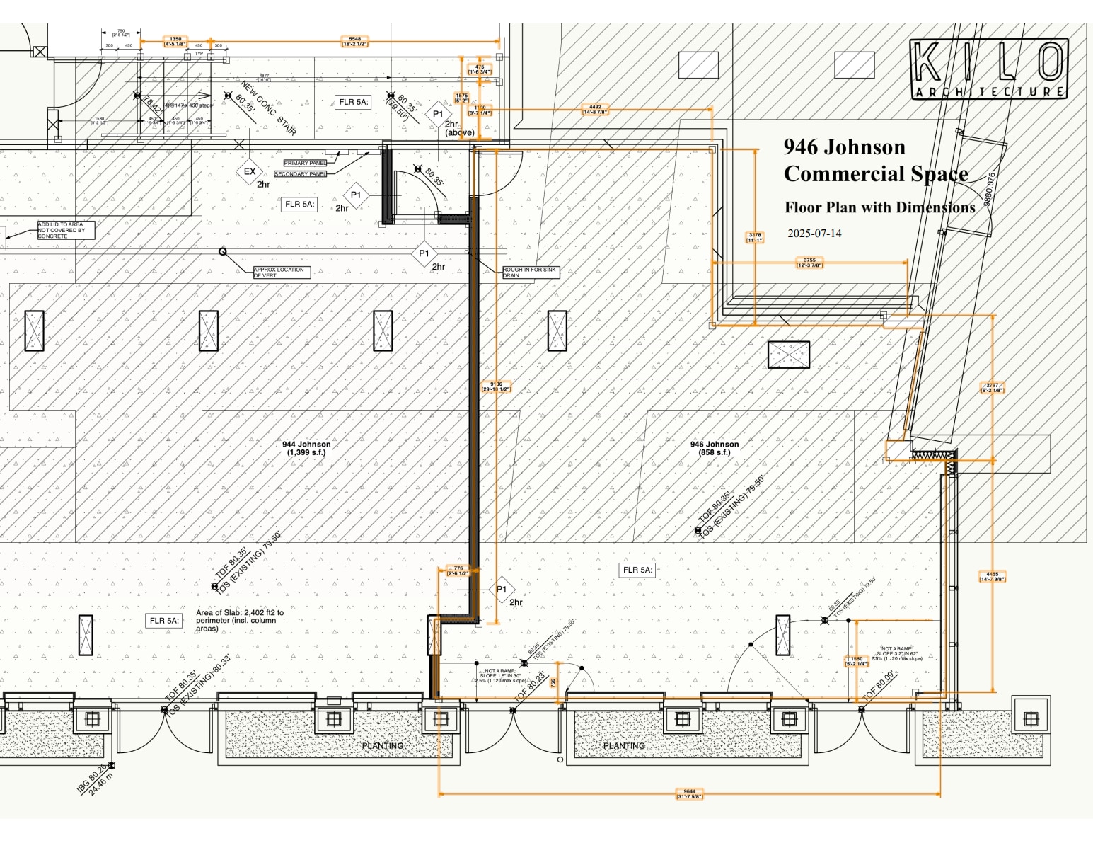 946 Johnson St, Victoria, BC à louer Plan d’étage– Image 1 sur 1