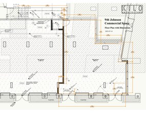 946 Johnson St, Victoria, BC à louer Plan d’étage– Image 1 sur 1