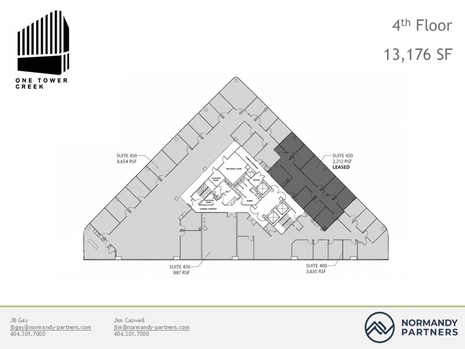 3101 Towercreek Pkwy SE, Atlanta, GA à louer Plan d’étage– Image 1 sur 1