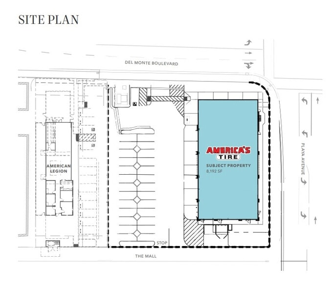 1000 Playa Ave, Seaside, CA à vendre - Plan de site – Image 2 sur 2