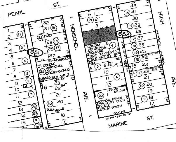 7447 Herschel Ave, La Jolla, CA à vendre - Plan cadastral – Image 2 sur 8