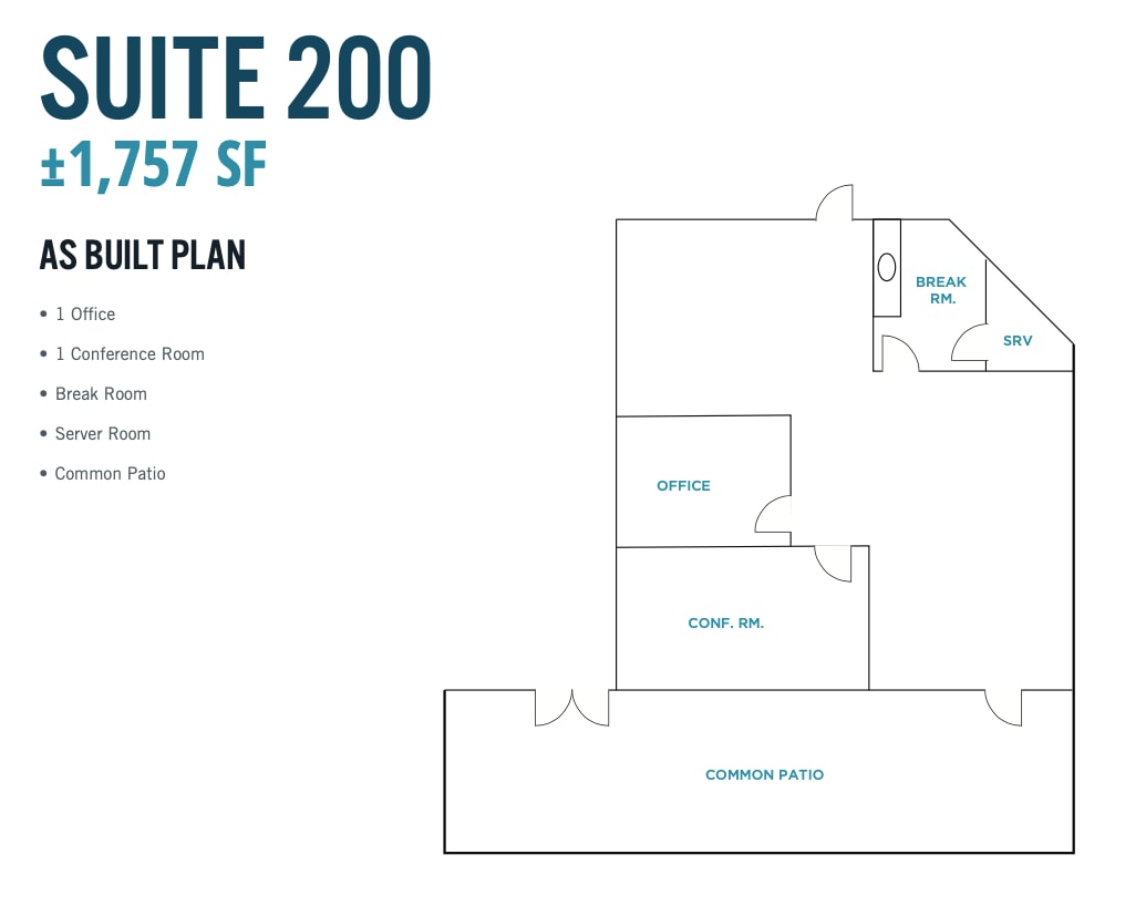 901 Campisi Way, Campbell, CA à louer Plan d’étage– Image 1 sur 1