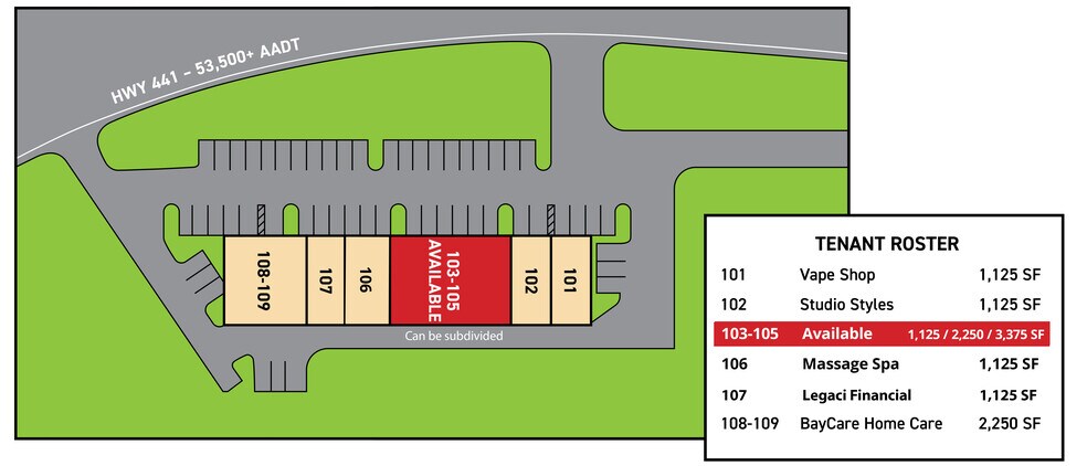 1450 E North Blvd, Leesburg, FL à louer - Plan de site – Image 2 sur 45