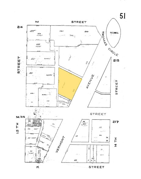 1110 Vermont Ave NW, Washington, DC à louer - Plan cadastral – Image 2 sur 12