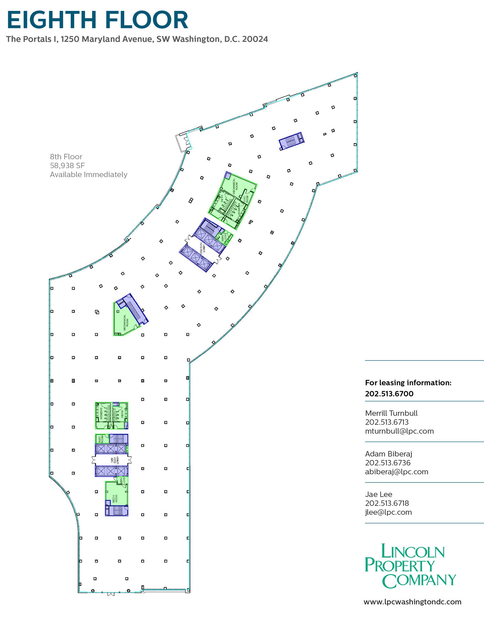 1250-1280 Maryland Ave SW, Washington, DC à louer Plan d’étage– Image 1 sur 1