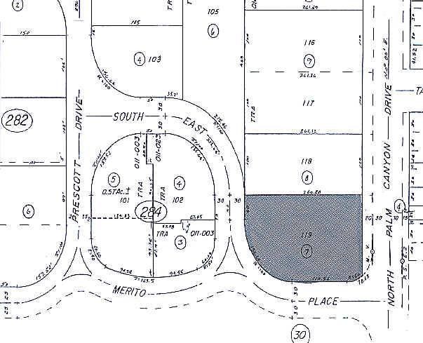 707-745 N Palm Canyon Dr, Palm Springs, CA à louer - Plan cadastral – Image 2 sur 41