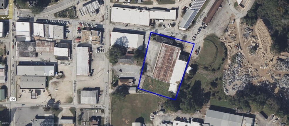 142 City Hall Ave, Bowdon, GA à vendre - Aérien – Image 2 sur 3
