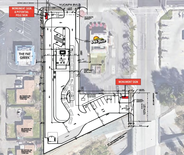 33281 Yucaipa Blvd, Yucaipa, CA à louer Plan de site– Image 1 sur 4
