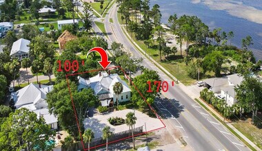 201 8th St, Port Saint Joe, FL - Vue aérienne vue de carte