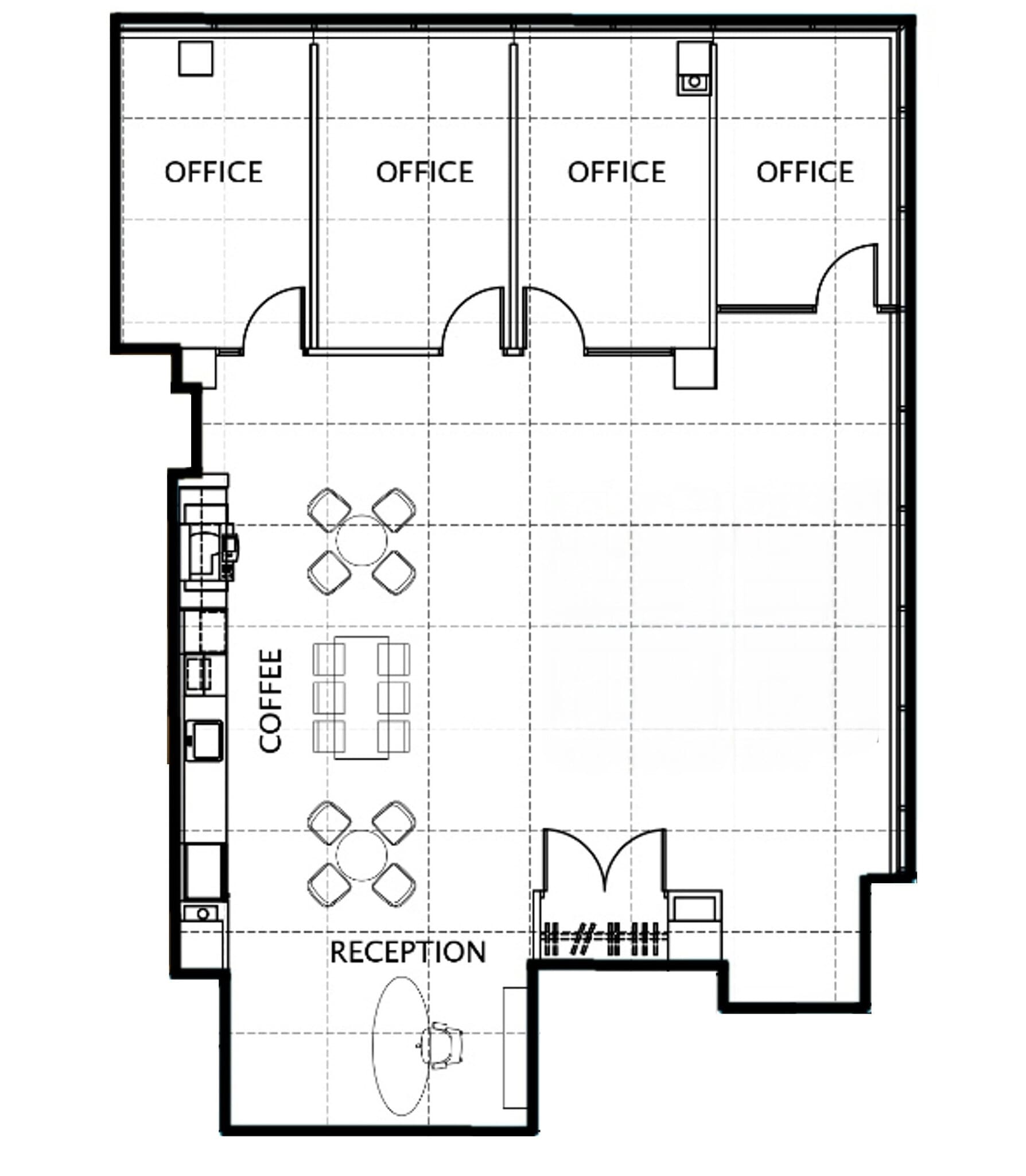 110 9 Av SW, Calgary, AB à louer Plan d’étage– Image 1 sur 1
