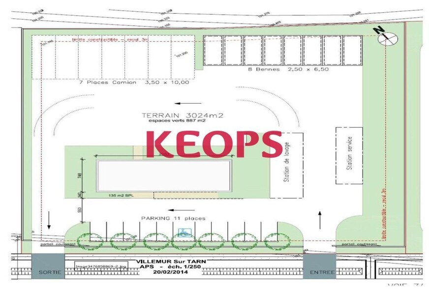 Bureau dans Villematier à vendre - Plan de site – Image 2 sur 4