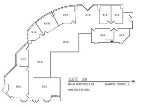18W140 Butterfield Rd, Oakbrook Terrace, IL à louer Plan d’étage– Image 2 sur 2