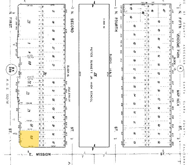 800 N 1st St, San Jose, CA à louer - Plan cadastral – Image 2 sur 17