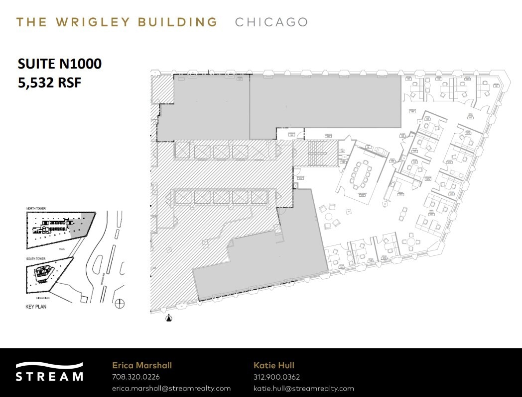 400 N Michigan Ave, Chicago, IL à louer Plan d’étage– Image 1 sur 1