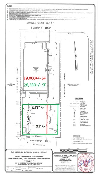 50 Engineers Road, Hauppauge, NY à louer - Plan de site – Image 1 sur 1