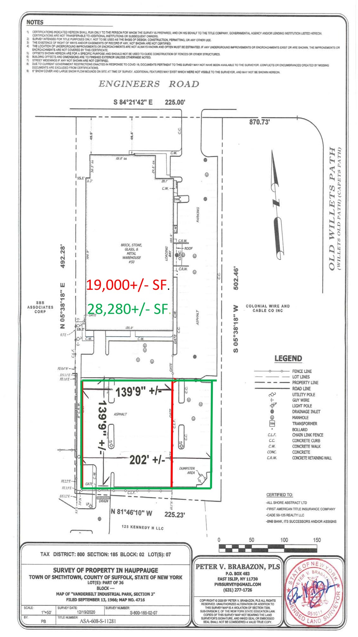 50 Engineers Road, Hauppauge, NY à louer Plan de site– Image 1 sur 2