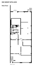 341 W 6th Ave, Vancouver, BC à louer Plan d’étage– Image 1 sur 1
