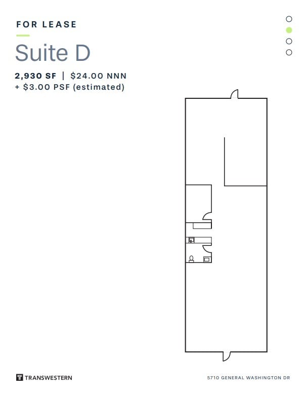 5710 General Washington Dr, Alexandria, VA à louer Plan d’étage– Image 1 sur 1