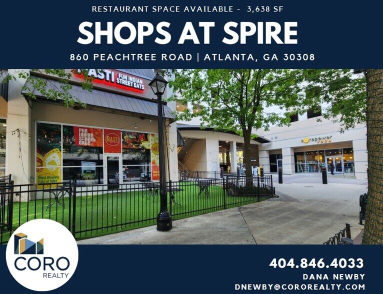 860 Peachtree St NE, Atlanta, GA à louer - Photo de l’immeuble – Image 2 sur 6