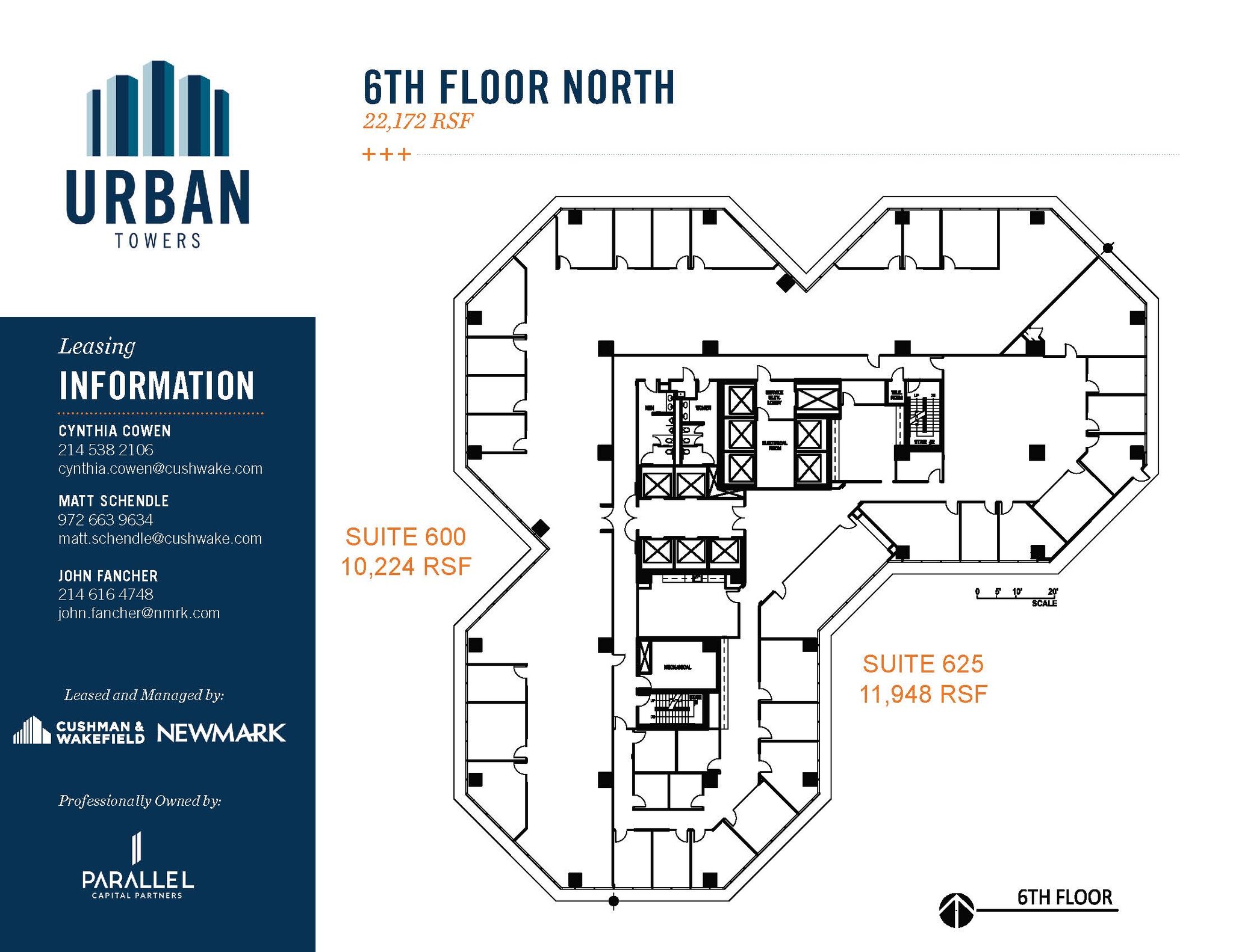 222 W Las Colinas Blvd, Irving, TX à louer Plan d’étage– Image 1 sur 1