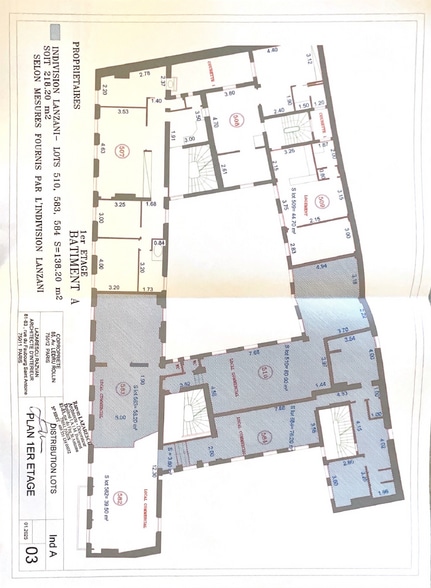 Local commercial dans Paris à louer - Plan d’étage – Image 1 sur 5