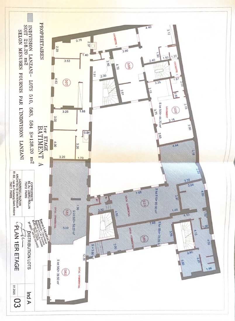 Local commercial dans Paris à louer Plan d’étage– Image 1 sur 6