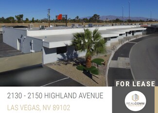 Plus de détails pour 2130-2150 Highland Ave, Las Vegas, NV - Industriel/Logistique à louer