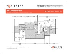 1825 Market Center Blvd, Dallas, TX à louer Plan d’étage– Image 1 sur 1